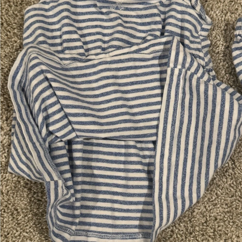 Carter’s Blue & White Striped Dress with Bloomers Nautical– Size 9 Months